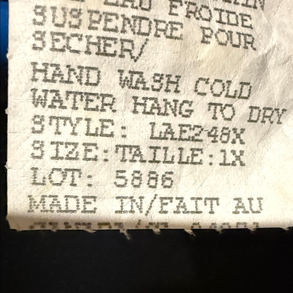 Clientele Blouse Black Shimmer Women's Top Size 1X - Picture 12 of 12